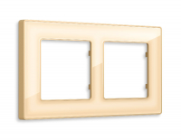 Рамка двухместная Ambrella Volt Arctic AF580602