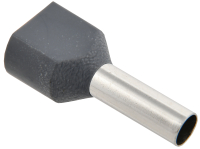 Наконечник штыревой НшвИ 2х4-12 серый НГИ2 (100шт) IEK UTE10-D4-0-100