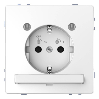 Розетка Schneider Electric Merten D-Life 16A с/з и LED модулем MTN2304-6035