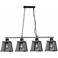 Подвесная люстра Illumico IL1006-4LL-05 BK WOOD