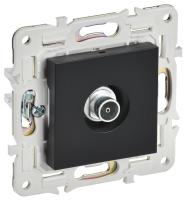 SKANDY Розетка TV оконечная SK-A12Bl черный IEK SK-A10-O-K02