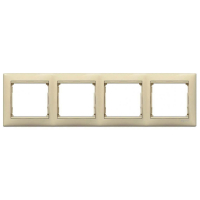 Рамка 4-постовая Legrand Valena слоновая кость 774354