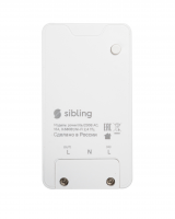 Умное реле одноканальное 16А Sibling Powerswitch-M (белое) 00-00003042