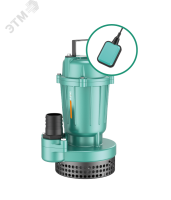 Насос дренажный TPS750A, чугун, 750вт, 333л/мин, c поплавком Pumpman 00000000439