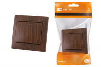 Выключатель одноклавишный с подсветкой Таймыр TDM Electric SQ1814-0304