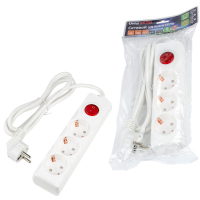 Удлинитель бытовой Uniel Ultra S-GCU3-1.5B WHITE UL-00010013