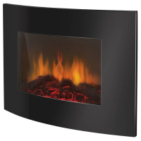 Электрокамин настенный 1.8 кВт панорамная панель цвет черный Electrolux EFP/W-1150URLS НС-1051189