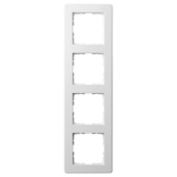 Рамка Jasmart G-Flex 4-постовая белый глянцевый поликарбонат G1104W