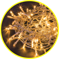 Гирлянда новогодняя светодиодная NGF-S01-30WW-5-1.8m-2AA-TR-IP20 Navigator Group 61789 21231