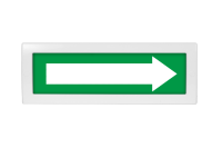 Оповещатель световой Молния-12 Стрелка вправо зеленый фон Вистл Молния 12 СтрВпр НФ-00000215
