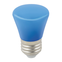 Лампа светодиодная Volpe Decor color LED-D45-1W/BLUE/E27/FR/С BELL UL-00005639