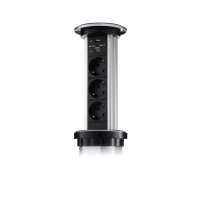 Сенсорный блок розеток LK (3 секции и 2 USB) Mebax 00-00001183