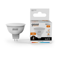 Лампа светодиодная Gauss Elementary GU5.3 9W 3000K 11519 GAUSS