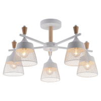 Люстра на штанге Seven Fires Olban SF3389/5C-WT-WD