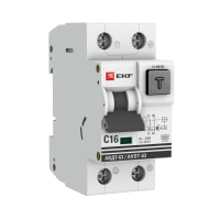 Дифференциальный автомат АВДТ-63 16А/ 30мА (характеристика C, эл-мех тип AС) 6кА PROxima EKF DA63-16-30-AC