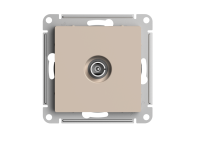 ATLASDESIGN TV РОЗЕТКА оконечная 1DB, механизм, ПЕСОЧНЫЙ Systeme Electric ATN001291