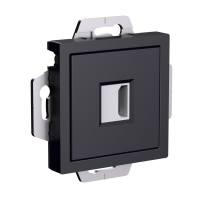 Розетка HDMI Systeme Electric AtlasDesign Карбон механизм ATN001080