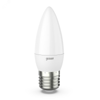 Лампа светодиодная LED 9.5 Вт 950 лм 4100К AC150-265В E27 свеча нейтральный Black GAUSS 103102210