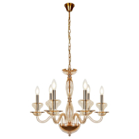 Подвесная люстра iLamp Mercury P9448-6 Gold