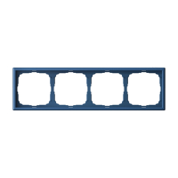 ARTGALLERY рамка 4-постовая, универсальная, аквамарин Systeme Electric GAL001104