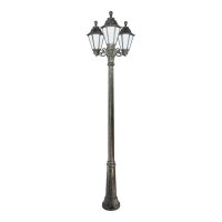 Уличный фонарь Fumagalli Ricu Bisso/Rut 3L E26.157.S30.BYF1R