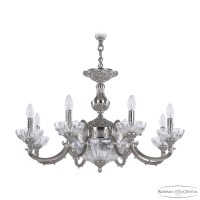 Подвесная люстра Bohemia Ivele Crystal Verona 72209P/8/210 Ni P Clear/M-1H