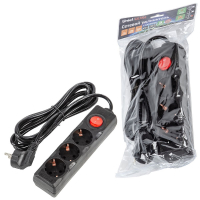 Удлинитель бытовой Uniel Ultra S-GCU3-3B BLACK UL-00010017