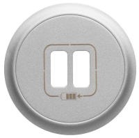 Лицевая панель Legrand Celiane розетки 2хUSB титан 068556
