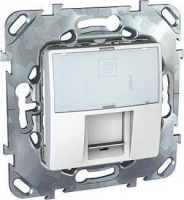 Розетка компьютерная RJ45 Schneider Electric Unica MGU5.421.18ZD