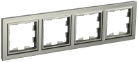 BRITE Рамка 4 поста РУ-4-БрШ шампань IEK BR-M42-K37