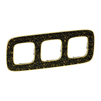 Рамка 3-постовая Legrand Valena Allure Барокко Нуар 754433