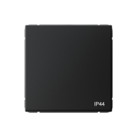 ARTGALLERY 1-клавишный переключатель IP44, 10АХ, механизм, карбон Systeme Electric GAL441061