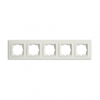 Рамка на 5 постов Mono Electric Despina белый 102-190000-164