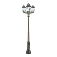 Уличный фонарь Fumagalli Gigi Bisso/Anna 3L E22.156.S30.BYF1R