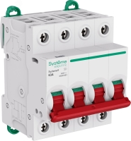 Выключатель нагрузки (ВН) 4P 63A 400В Systeme9 Systeme Electric S9S40463