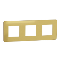 Рамка 3-постовая Schneider Electric Unica New NU280660