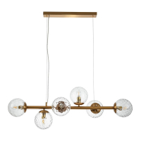 Подвесная люстра Indigo Cocoon 11008/6P Brass V000122 Escada