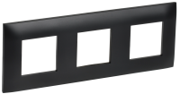 SKANDY Рамка 3-местная SK-F03Bl черный IEK SK-M32-K02