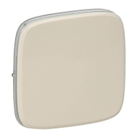Лицевая панель Legrand Valena Allure выключателя одноклавишного слоновая кость 755006