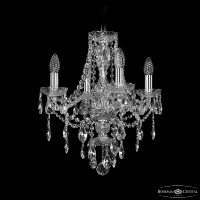 Подвесная люстра Bohemia Ivele Crystal 1415/4/141 Ni