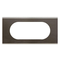 Рамка 4/5-модульная Legrand Celiane чёрный никель 069035