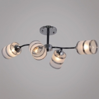 Люстра на штанге Reluce 45360-0.3-04 BK+CR