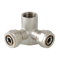 Водорозетка обжимная проходная 16 х 1/2' VALTEC VTm.334.N.160416 IV3341604