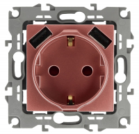 Розетка 2P+E со шторками и 2xUSB Эра 12-4109-14 Б0047848