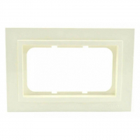 Рамка двойная для розетки Mono Electric Despina крем 102-170000-165