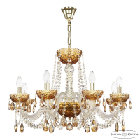 Подвесная люстра Bohemia Ivele Crystal 5402/8/240 G Amber/M-1F K721