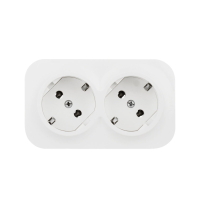 Quteo розетка двойная с заземлением без шторок -  16 A - 250 В IP 20 - Белый Legrand/Daccord 782233