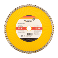 Диск алмазный отрезной Turbo волна 230х22.2х2.4х10 мм Kranz KR-90-0135