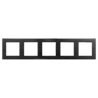 Рамка на 5 постов Arlight FRM-PRESTO-ALS-5-BK 043865