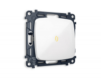 Комплект механизма 1-кл выключателя с подсветкой Ambrella Volt Omega (OP1020, VM101, G11Y) MO102010